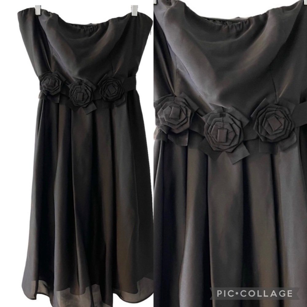 ❤️ The Limited Black Strapless Cocktail Dress - Picture 2 of 12